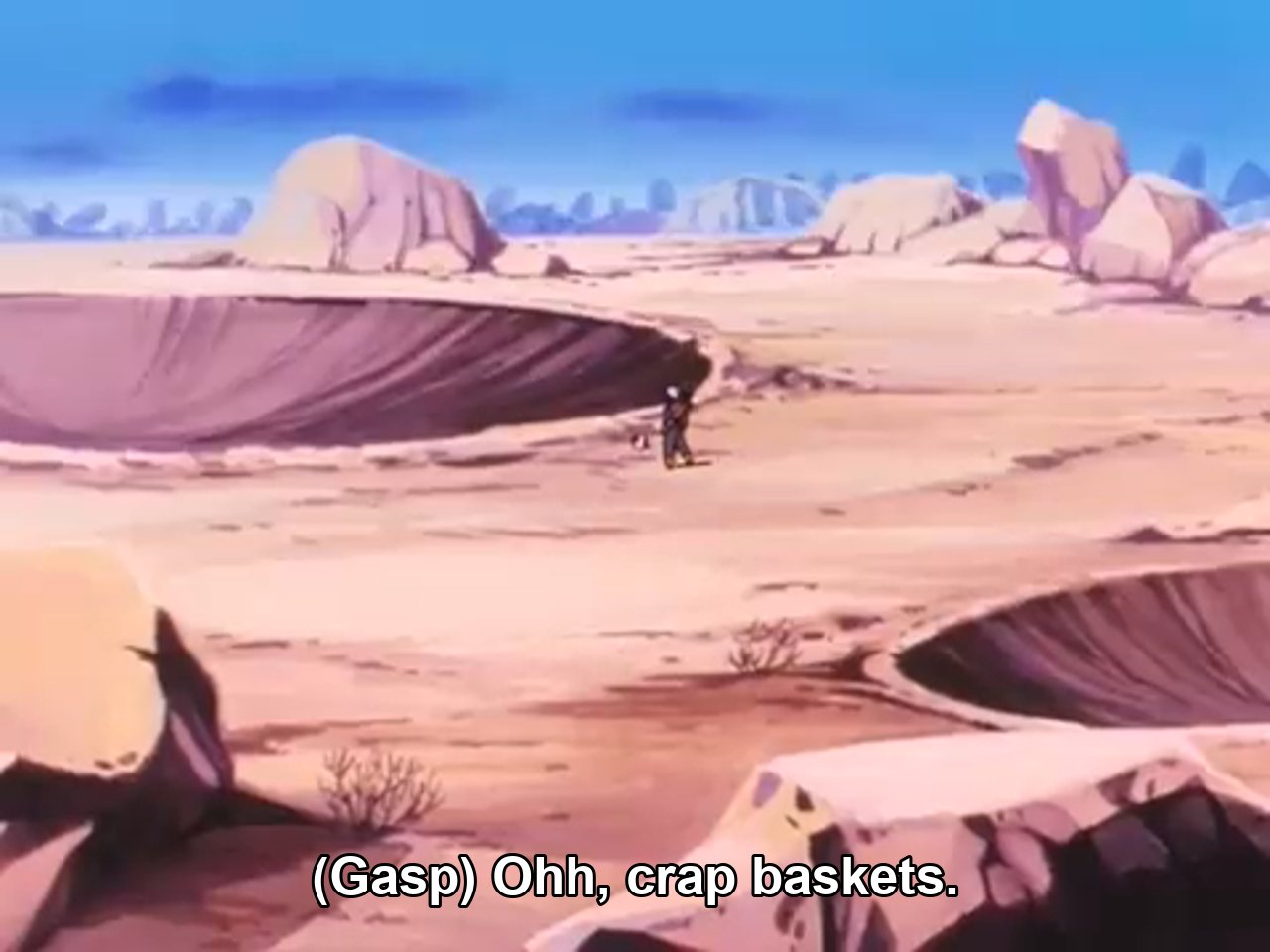 Crap baskets.