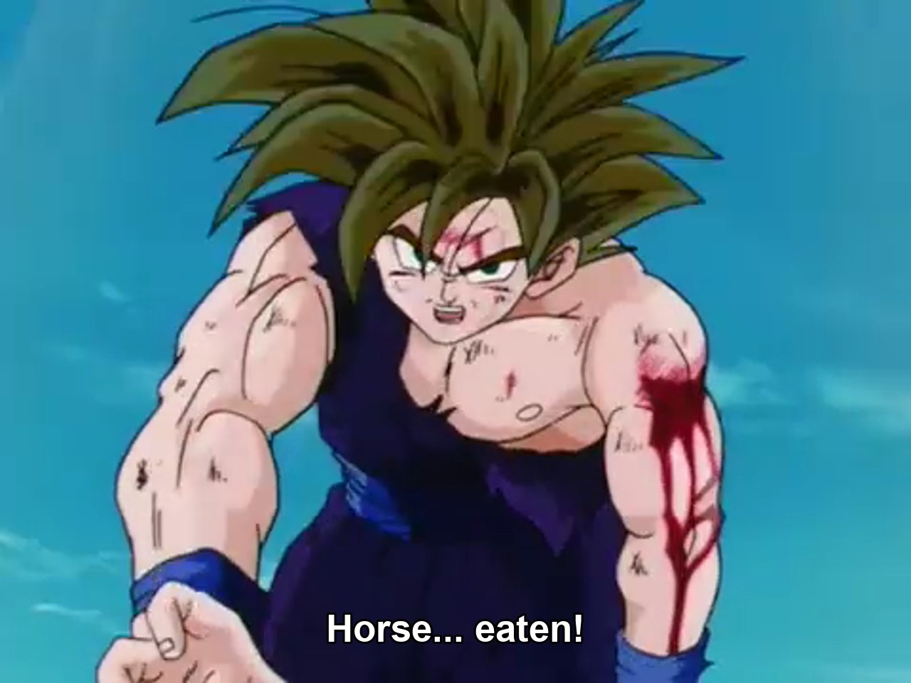 horse eaten