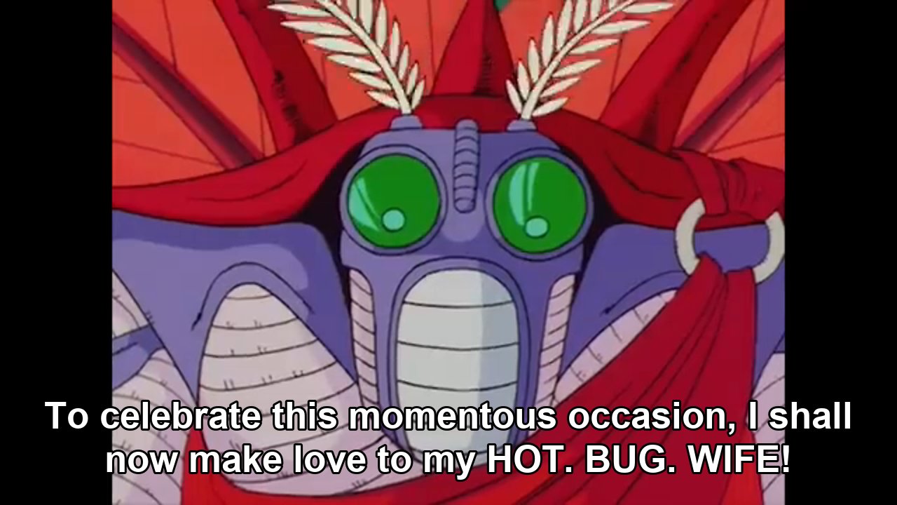 My hot... BUG... wife!