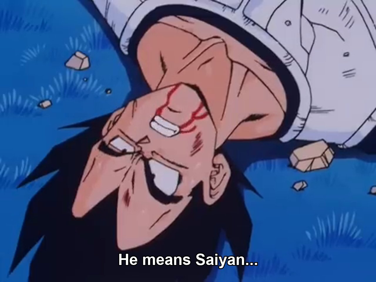He means Saiyan