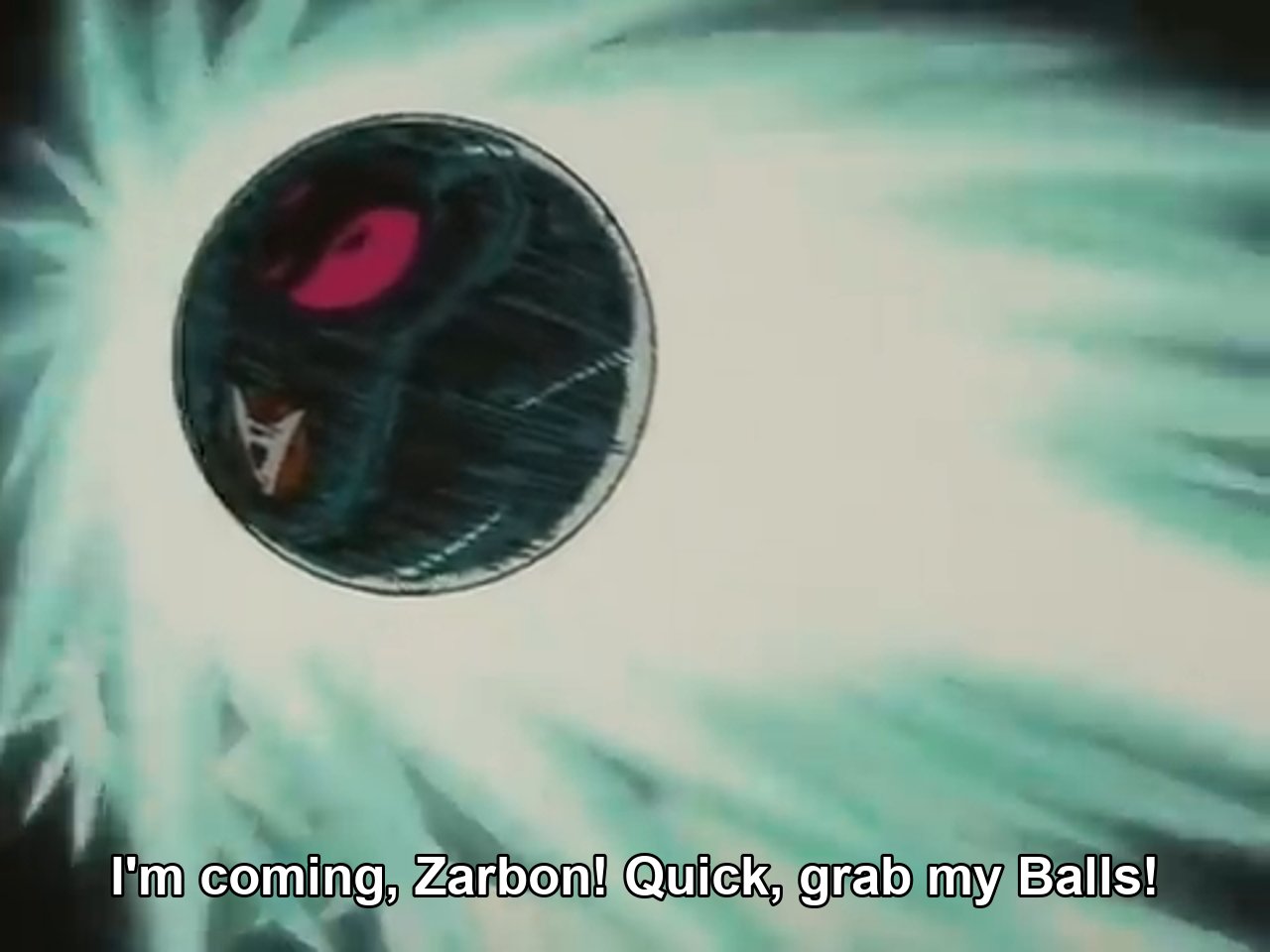 Quick! Zarbon, grab my balls!