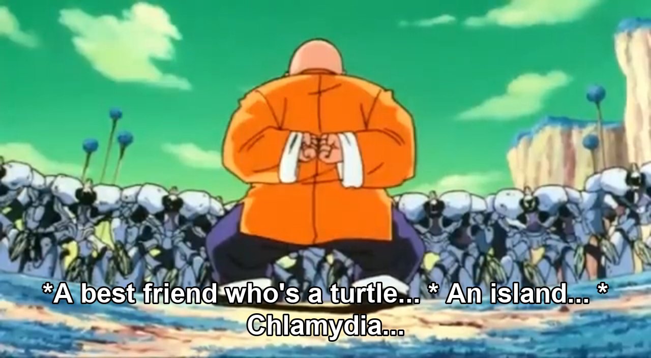 I have many things. / A best friend who's a turtle. / An island. / Chlamydia. / This... Is not one of 'em.