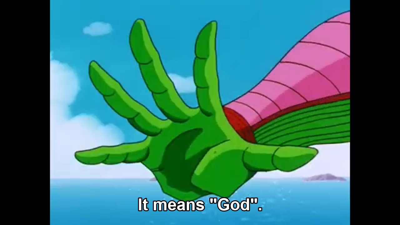 It means God now bow